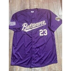 Vintage Reebok WILLIS MCGAHEE #23 Baltimore Ravens Jersey Womens XL Purple
